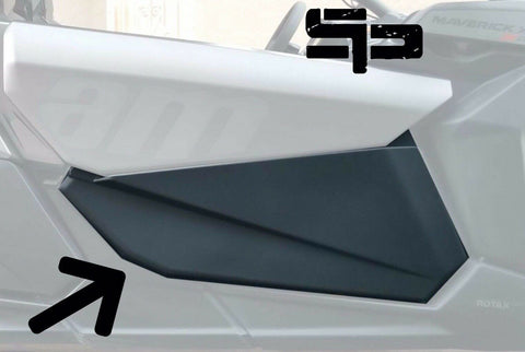 2017-2020 Can Am Maverick X3 XDS XRS XMR Turbo Lower Door Panel Inserts Plastic