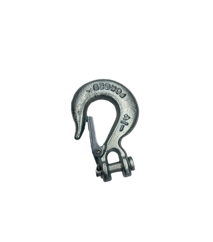 Winch 1/4" Clevis Slip Hook with Safety Latch Heavy Duty