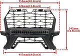 Front Mesh Grill with Light for RZR XP 1000 XP4 Turbo 2019 2020 2021 2022