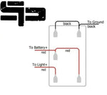 LASER ETCHED FRONT LIGHTS ROCKER SWITCH POLARIS CAN AM YAMAHA HONDA KAWASAKI, ON/OFF