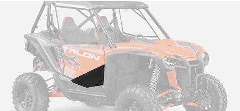 Lower Door Panels Plastic for Talon, Lower Door Inserts with Built-in Frame for Honda Talon 1000R 1000X 2019-2020, Plastic Lower Half Door Panels Replace 08R77-HL6-A00(2 Doors)