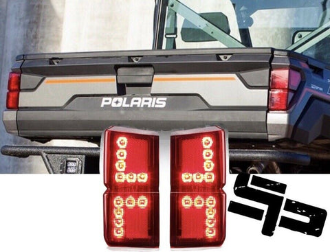 2018-2021 Polaris Ranger 1000 Xp Crew Left & Right Tail Lights Pair 2413766