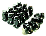 M10x1.25 Black Tapered Lug Nuts 16 Pack Honda Yamaha Kawasaki Suzuki Polaris