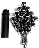 RZR 1000 XP 900 S Turbo Ranger General Chrome M12X1.50 W/Key Tapered Lug Nuts