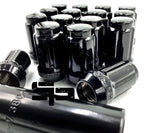 12MM X 1.50 W/Key 16 Pack (BLACK) 2020-2024 Polaris Can Am Tapered Splined Lug Nuts