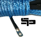 50ft Synthetic Winch Rope 4500lb (Blue) Polaris RZR 1000 XP XPT 900 S HighLifter