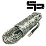 Polaris Sportsman Scrambler High Lifter 2500lb 50ft Synthetic Winch Rope (Grey)